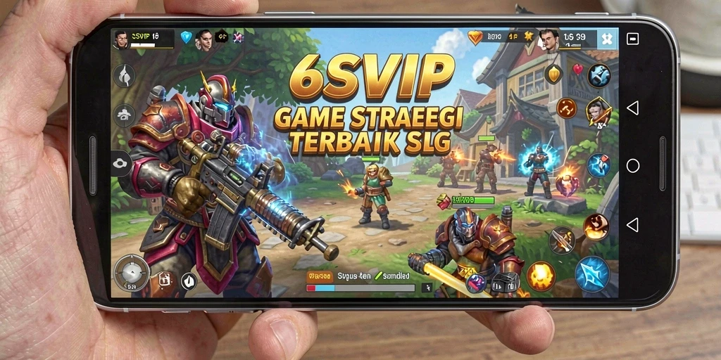 Tangkapan layar gameplay 6SVIP dengan aksi strategi yang intens.