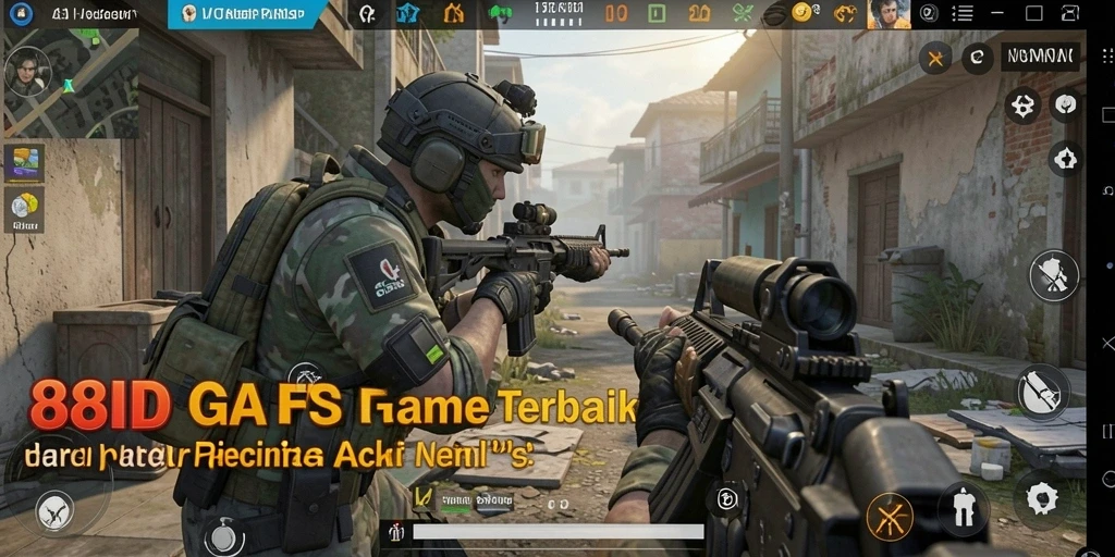 Screenshot gameplay 88ID menampilkan aksi tembak menembak yang mendebarkan.