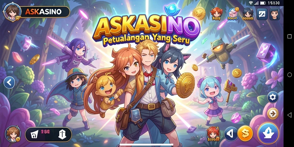Gameplay ASKASINO dengan karakter Anime yang unik dan seru.
