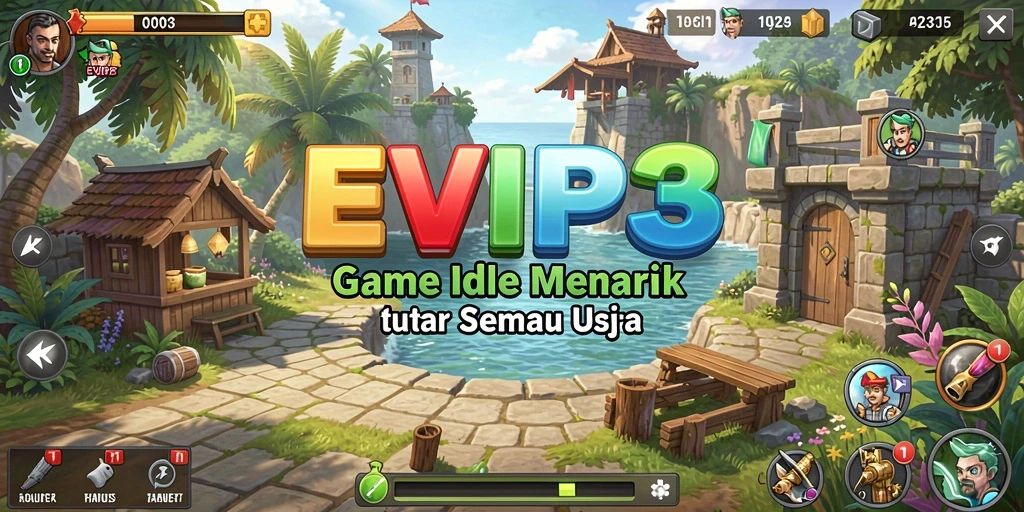 Tampilan gameplay <strong>EVIP3</strong> yang menarik dan interaktif.