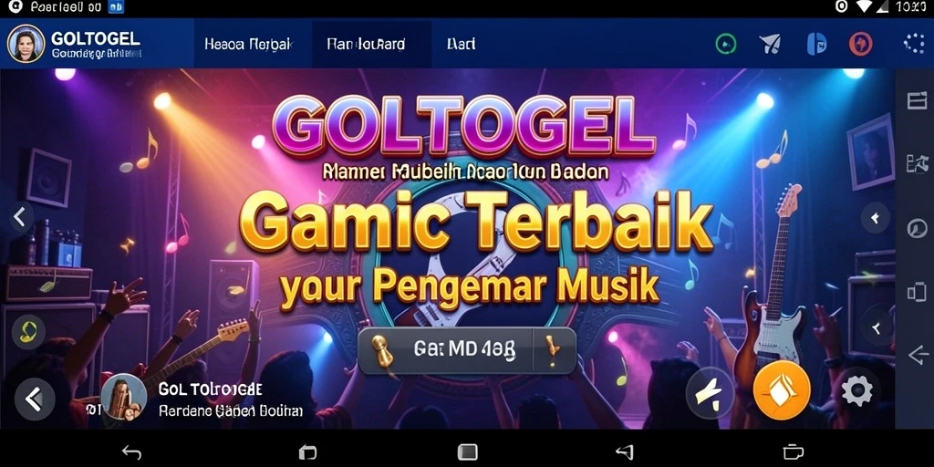 Tampilan gameplay GOLTOGEL yang menarik dan interaktif.
