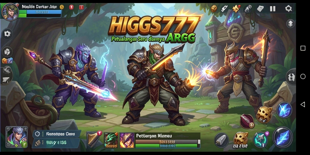 Menampilkan aksi mendebarkan dalam <strong>HIGGS777</strong> dengan pertarungan epik.