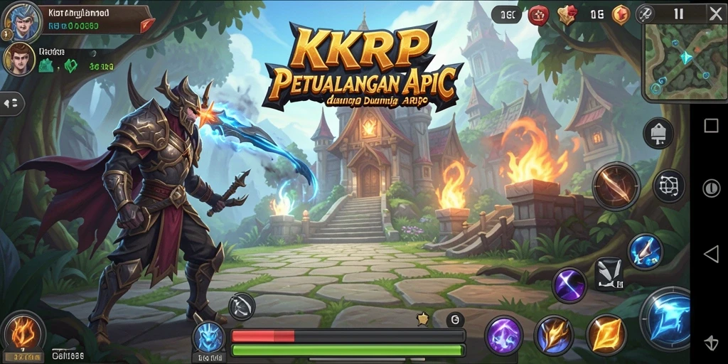 Gameplay seru KKRP dengan pertempuran mendebarkan.