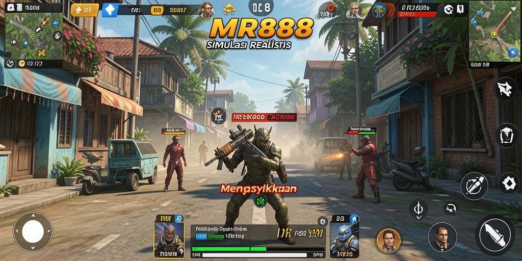Tampilan gameplay MR888 yang menarik dalam simulasi.