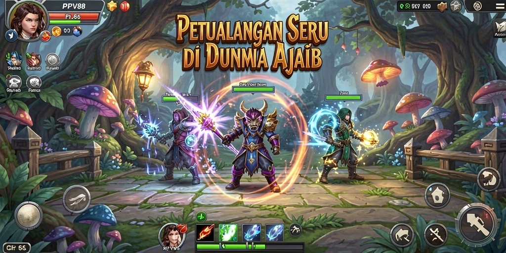 Screenshot gameplay PPV88 yang menampilkan petualangan yang seru.
