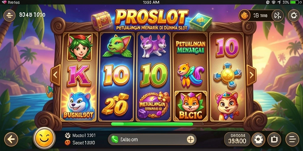 Tampilan gameplay PROSLOT yang menawan dan mengasyikkan.