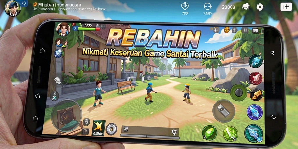 Tangkapan layar gameplay seru dari REBAHIN.