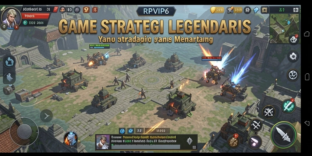 Gameplay RPVIP6 menampilkan strategi dan pertempuran yang mendebarkan.