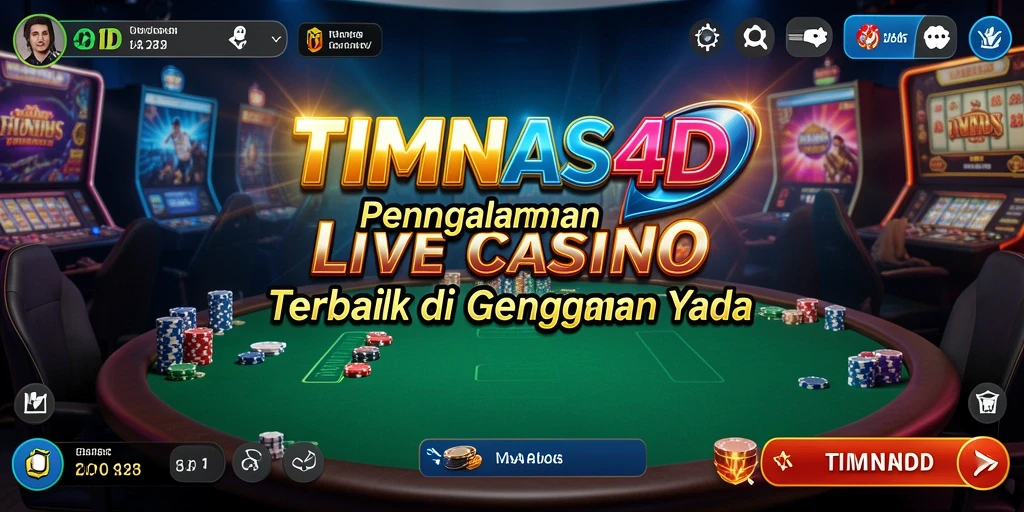 Screenshot TIMNAS4D menampilkan dealer langsung dan suasana permainan yang seru.