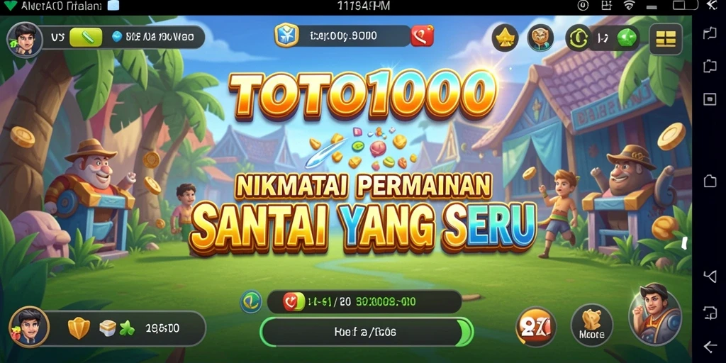 Tampilan gameplay seru dan menarik dari TOTO1000.
